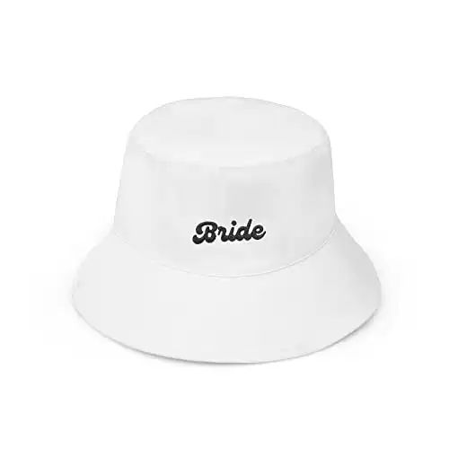 Fetti Bachelorette White Bride Bucket Hat