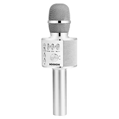 Wireless Bluetooth Karaoke Microphone,3-in-1 Portable Handheld