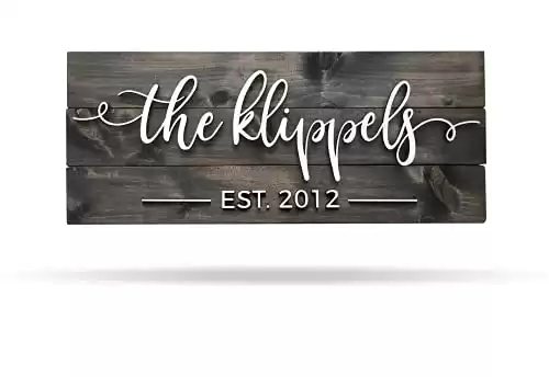 Custom Wood Sign Personalized Handmade Wedding Gift Wood Wall Art