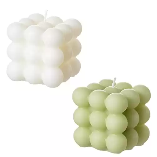 Bubble Candle - Cube Soy Wax Candles