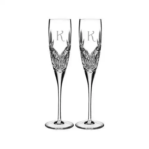 Waterford Personalized Champagne Flutes