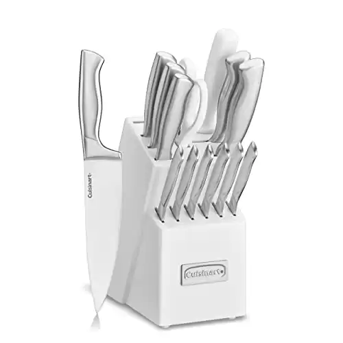 15-Piece Stainless Steel Hollow Handle Block Set