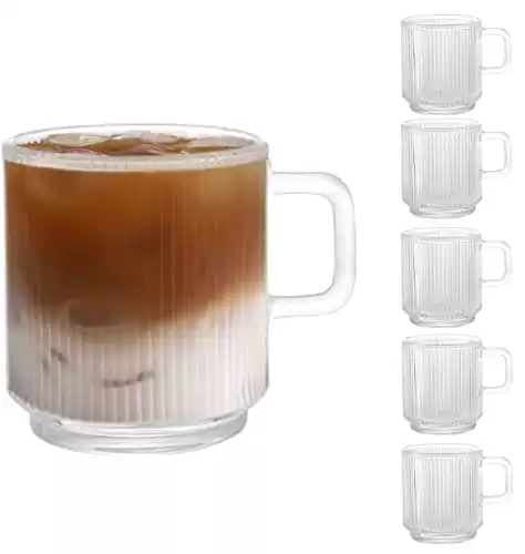 Premium Glass Coffee Mugs