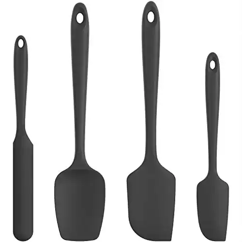 U-Taste Silicone Spatula Set with 600 Degrees Fahrenheit Heat Resistant