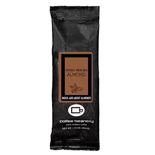Coffee Beanery Swiss Mocha Almond Flavored Coffee - 1.75oz Try-Me-Coffee-Sampler