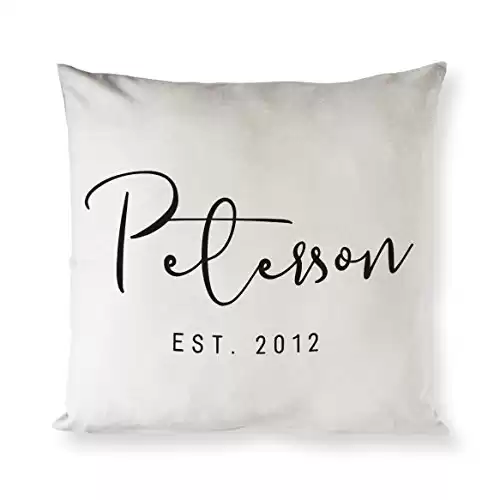Personalized Last Name Pillowcase