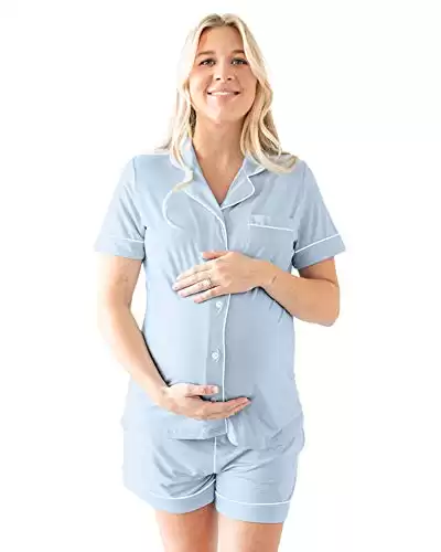 Short Sleeve Maternity & Nursing Pajama Set