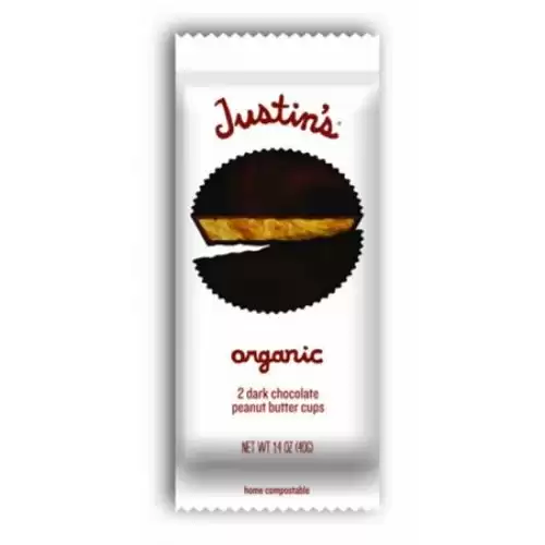 Justin's Peanut Butter Cups, Dark Chocolate (Pack of 6)