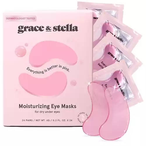 Award Winning Under Eye Mask (Pink, 24 Pairs)