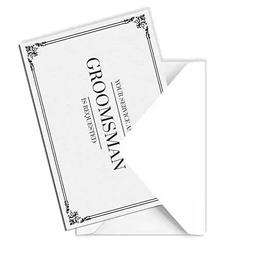 Formal Groomsmen Proposal Cards