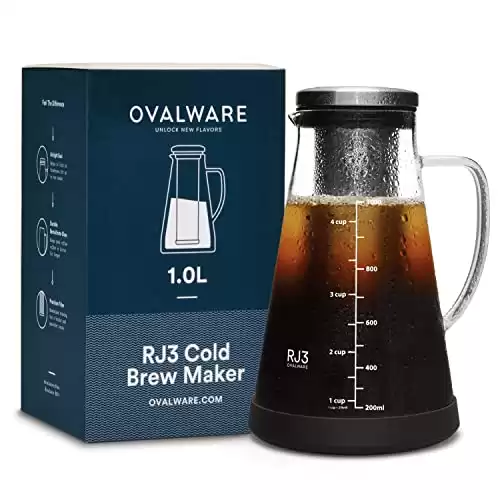 Cold Brew Iced Coffee Maker Pitcher and Tea Infuser