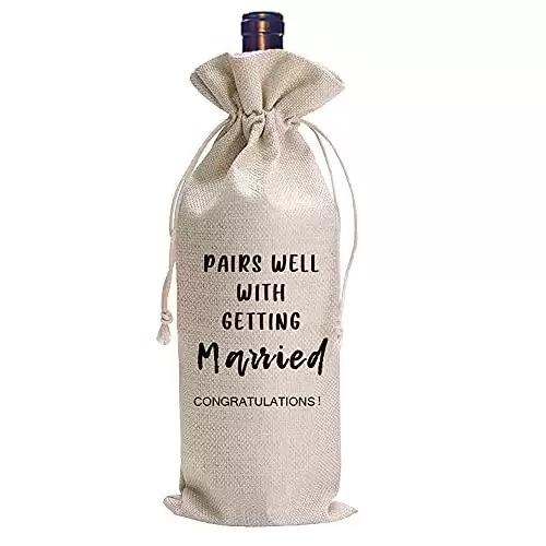 Wedding Wine Bag