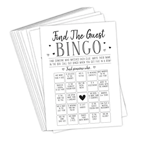 Find the Guest Bingo Game
