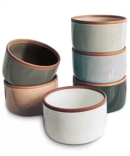 Mora Ceramic Ramekins - 6oz, Set of 6