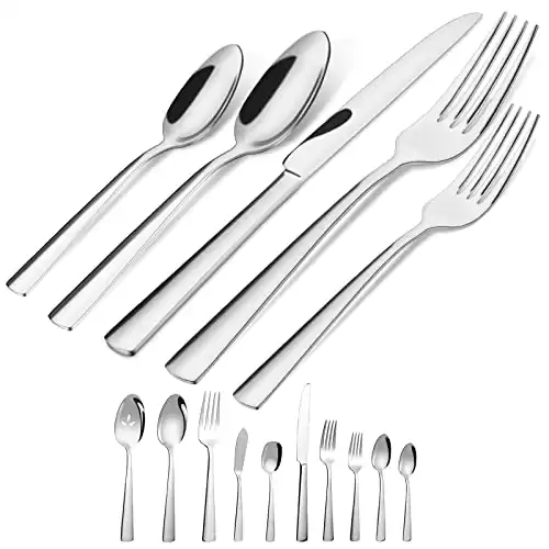 45-Piece Silverware Flatware Cutlery Set Service for 8