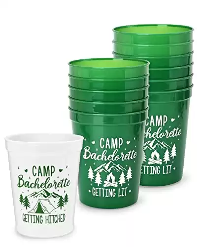 Camp Bachelorette Party Plastic Cups