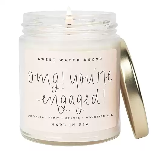OMG, You're Engaged! Scented Soy Wax Candle