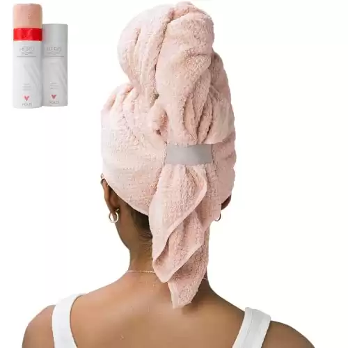 Cloud Pink Hair Towel