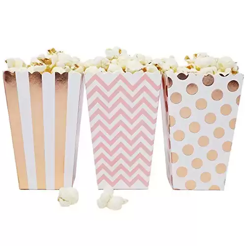 Mini Popcorn & Candy Favor Treat Boxes