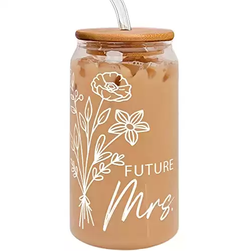 Future Mrs  | 16 Oz Can Glass