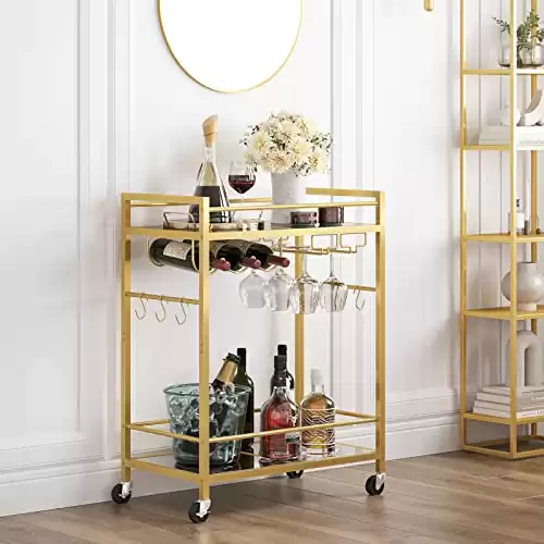 Bar Cart, Serving Cart for Home