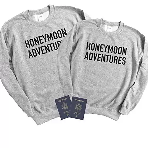 Matching Honeymoon Sweatshirts