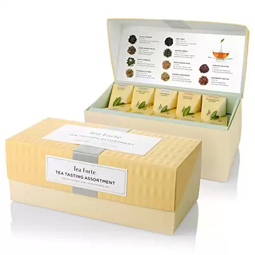 Tea Forte Presentation Box, Tea Sampler Gift Set