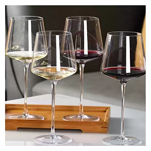 Physkoa Wine Glasses Set 4-21Ounce Red Wine Glasses