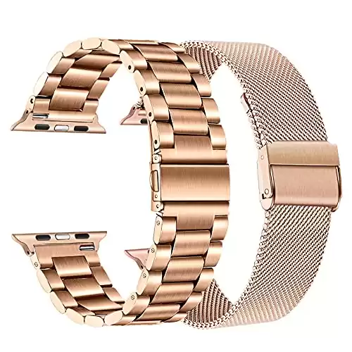 Band Sets for Apple Watch Rose Gold