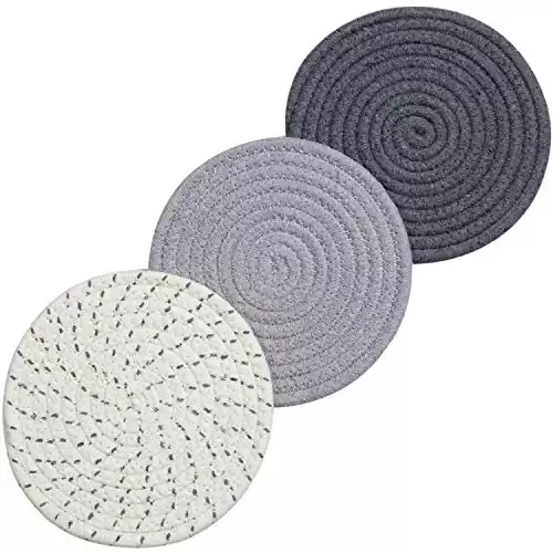 Lifaith Potholders Set Trivets Set 100% Pure Cotton Thread