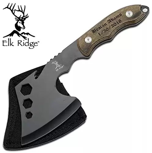 Elk Ridge Personalized Laser Engraved Pocket Axe