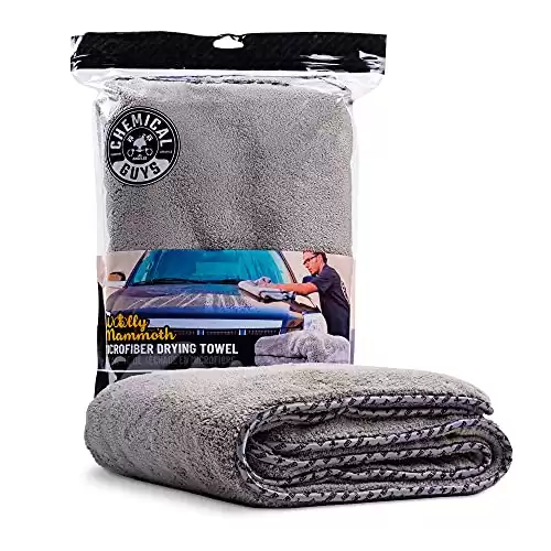 Chemical Guys MIC1995 Woolly Mammoth Large, Super Absorbent and Soft Microfiber Towels for Cars - 36