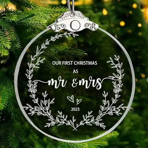 First Christmas as Mr Mrs 2023 ORNAMENT