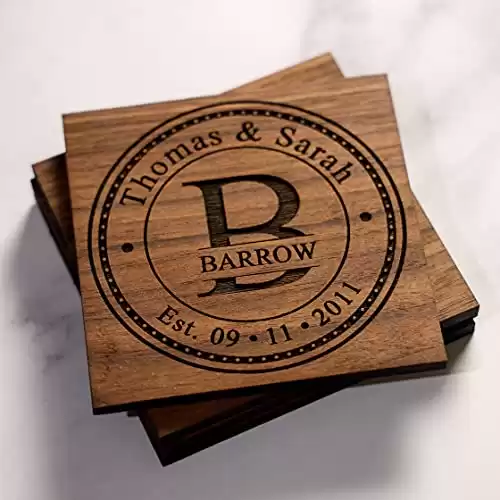Personalized Coasters Handmade in the USA