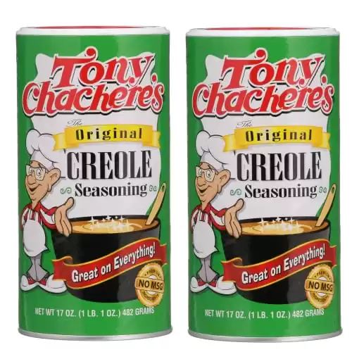 Tony Chacheres Seasoning Creole, 17 oz Canister Original 2 Pack