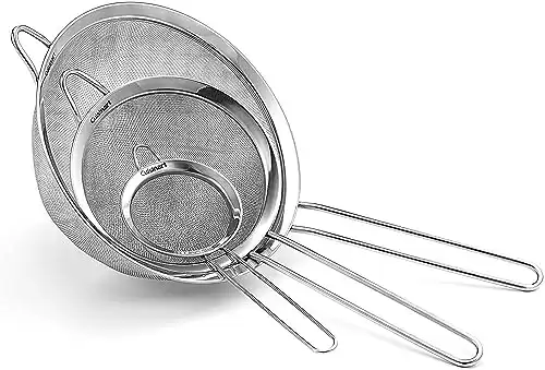 Cuisinart Mesh Strainers, 3 Pack Set