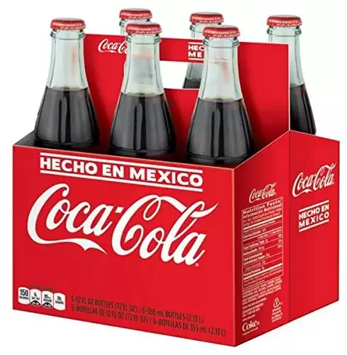 Mexican Coca-Cola, 12-Ounce Glass Bottles (Case of 6)
