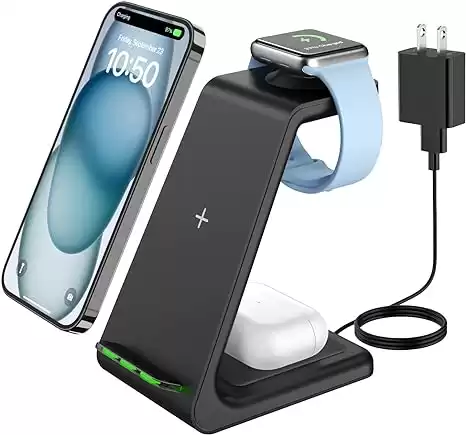 3 in 1 Wireless Charger Dock Station for iPhone