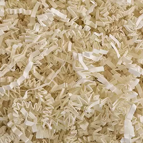 Light Ivory - Crinkle Cut Paper Shred Filler