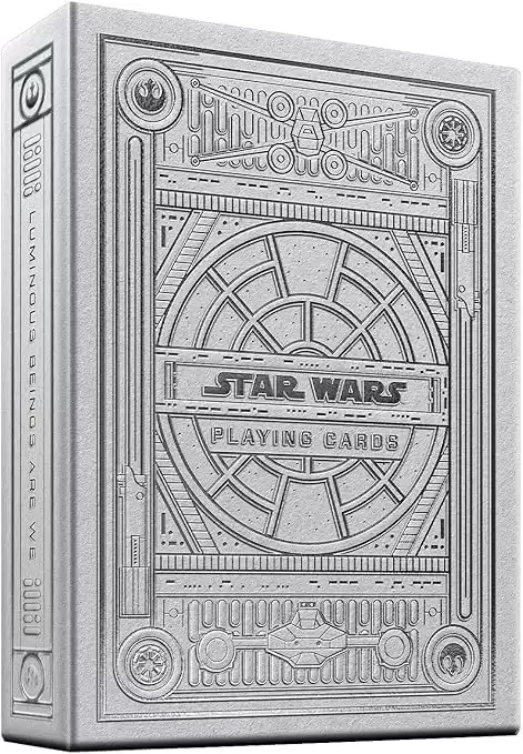 Star Wars Silver Special Edition - White Light Side Premium Playing Cards