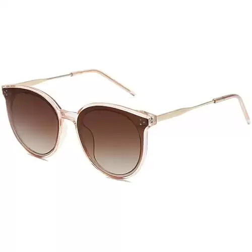 SOJOS Classic Oversized Round Sunglasses
