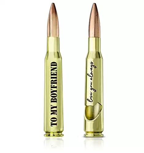 "To my Boyfriend" 50 Cal Bottle Opener