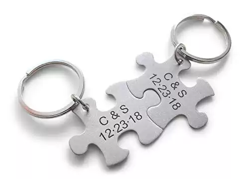 Custom Personalized Puzzle Keychains