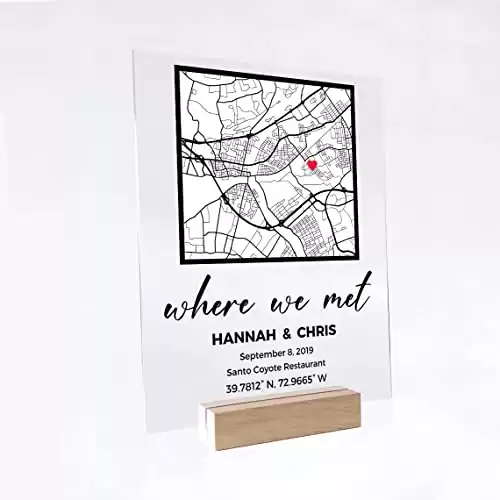 Where We Met Plaque