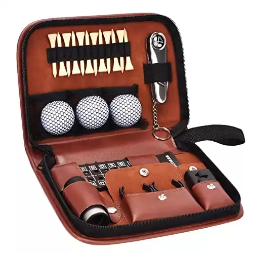 Golf Accessories Set with Hi-End Case