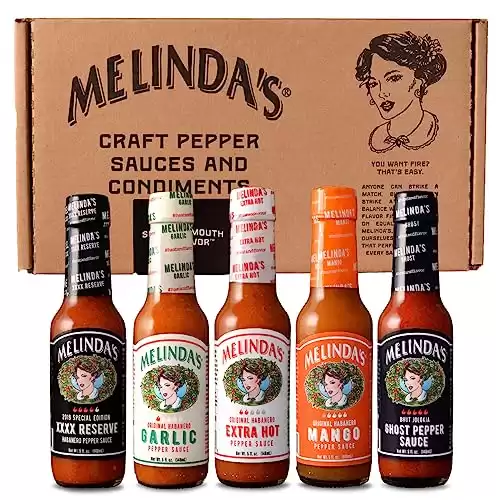Melinda’s Hot Sauce Variety Pack - Extra Spicy Gourmet Hot Sauce Gift Set
