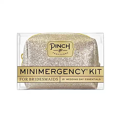 Pinch Provisions Minimergency Kit for Bridesmaids, Includes 21 Emergency Wedding Day Must-Have Essentials