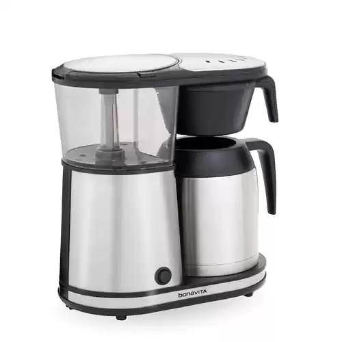 Bonavita 8 Cup Drip Coffee Maker Machine, One-Touch Pour Over Brewer w/Thermal Carafe