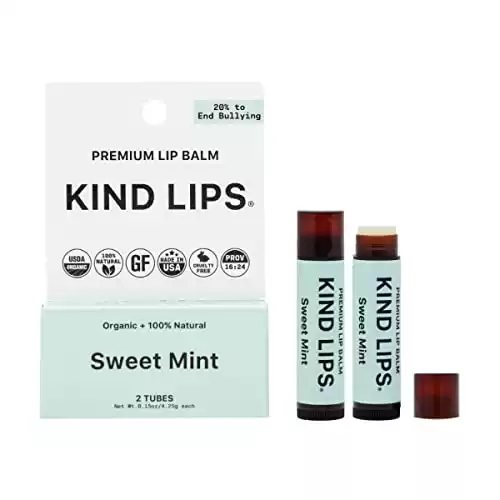 Kind Lips Lip Balm, Nourishing Soothing Lip Moisturizer for Dry Cracked Chapped Lips