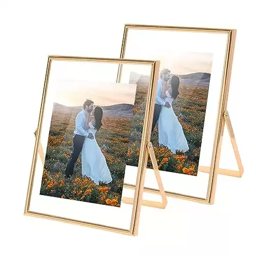 Gold 5x7 Picture Frame Set of 2